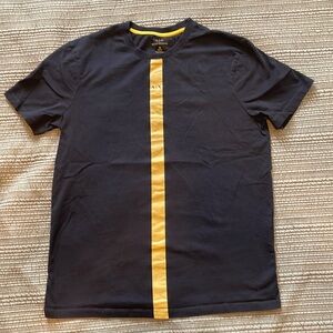 Armani Exchange logo black T-shirt in 100% cotton. Women's M. Like new condition